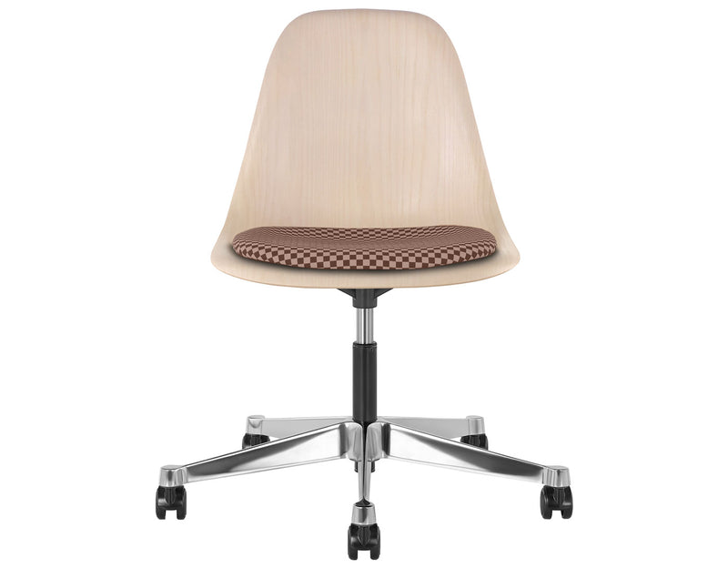 Eames Molded Wood Side Chair with Task Base