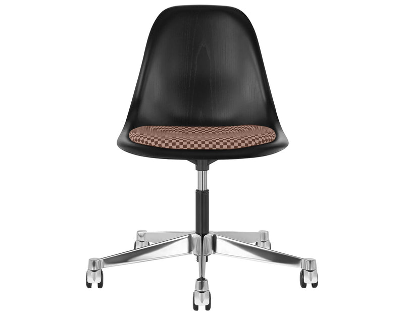 Eames Molded Wood Side Chair with Task Base