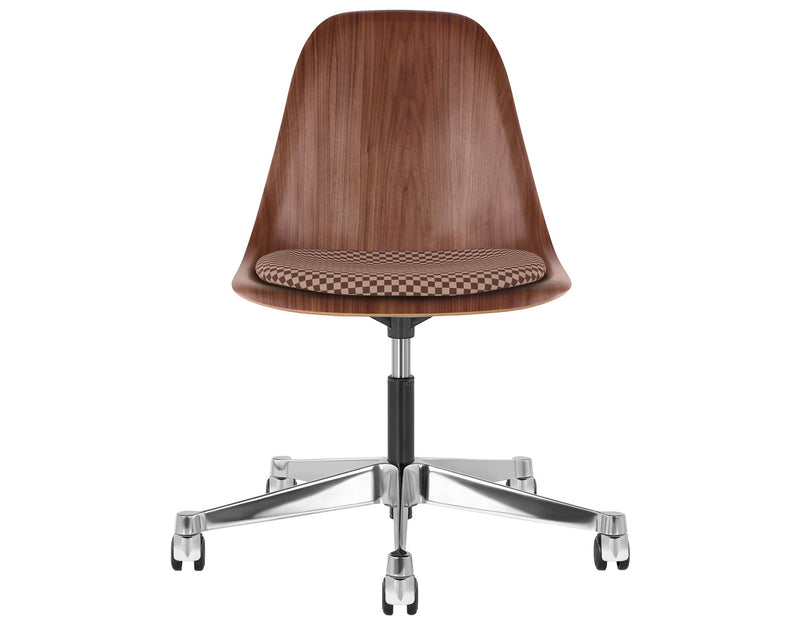 Eames Molded Wood Side Chair with Task Base