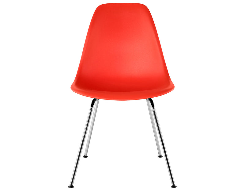 Eames Molded Plastic Side Chair with 4-Leg Base