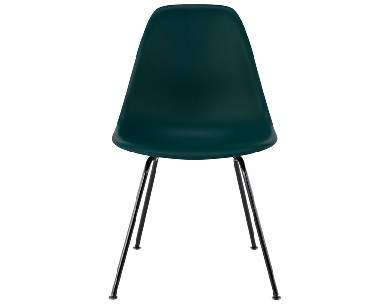 Eames Molded Plastic Side Chair with 4-Leg Base