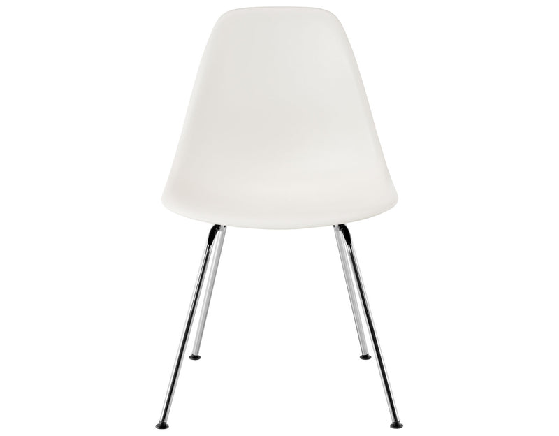 Eames Molded Plastic Side Chair with 4-Leg Base