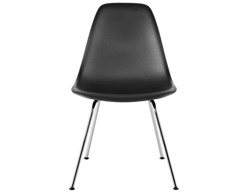 Eames Molded Plastic Side Chair with 4-Leg Base