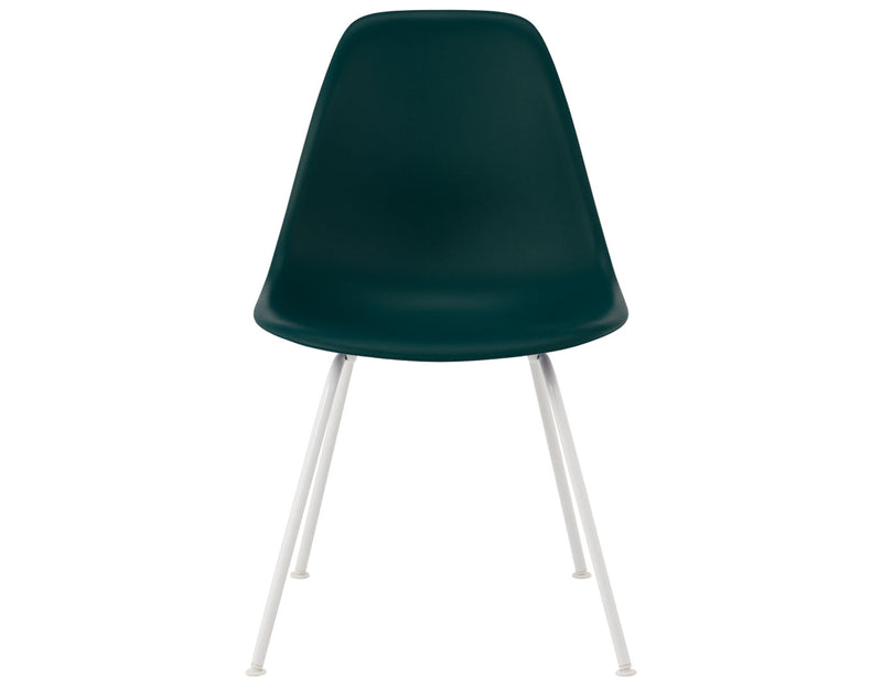 Eames Molded Plastic Side Chair with 4-Leg Base