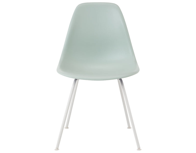Eames Molded Plastic Side Chair with 4-Leg Base