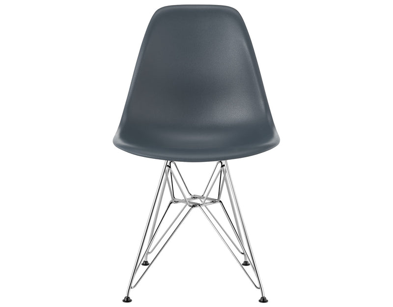 Eames Molded Plastic Side Chair with Wire Base