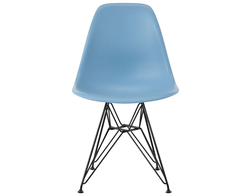 Eames Molded Plastic Side Chair with Wire Base