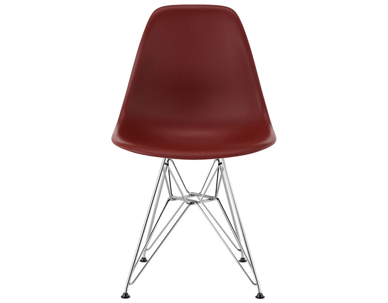 Eames Molded Plastic Side Chair with Wire Base