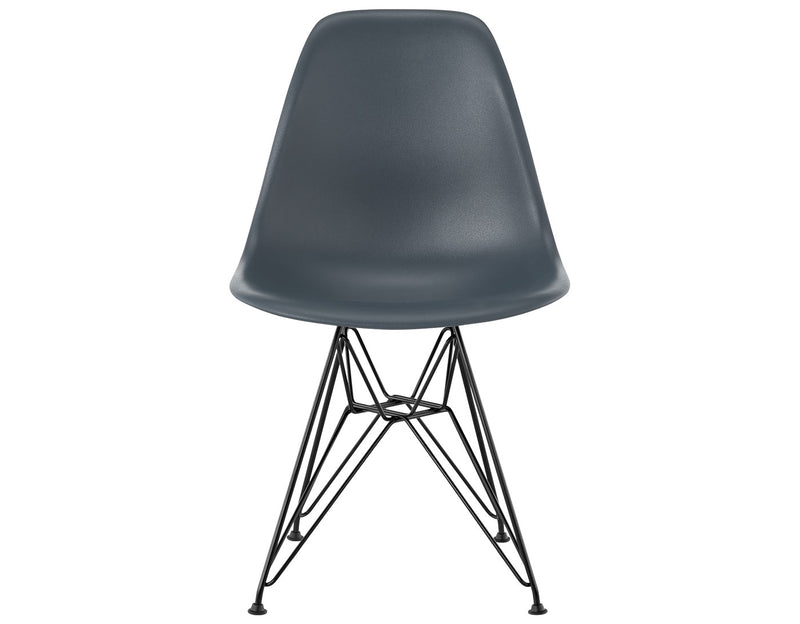 Eames Molded Plastic Side Chair with Wire Base