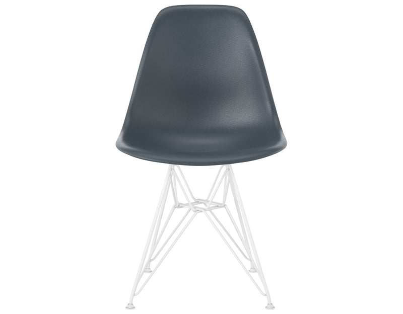 Eames Molded Plastic Side Chair with Wire Base