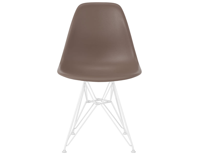 Eames Molded Plastic Side Chair with Wire Base