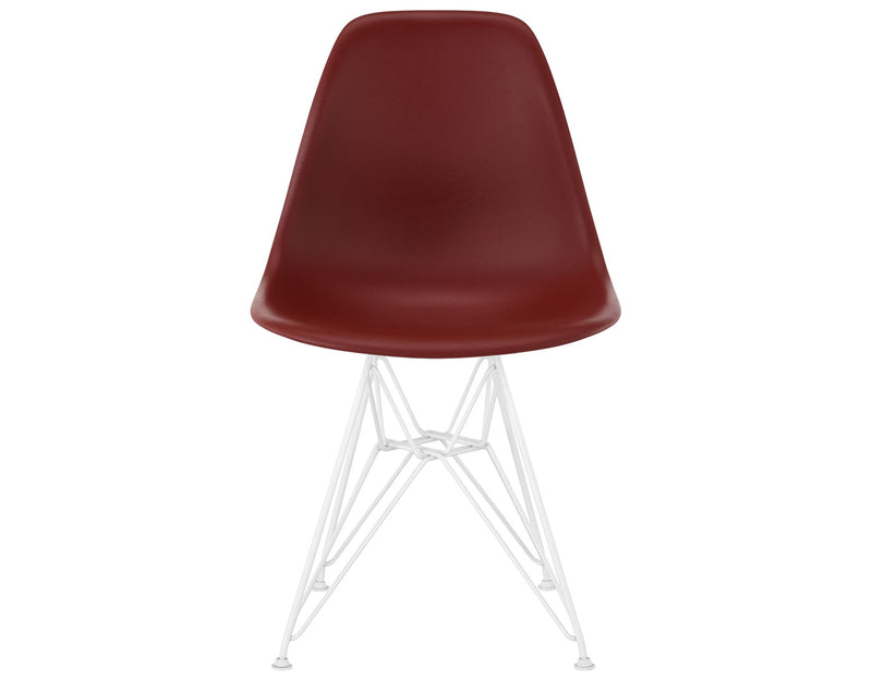 Eames Molded Plastic Side Chair with Wire Base