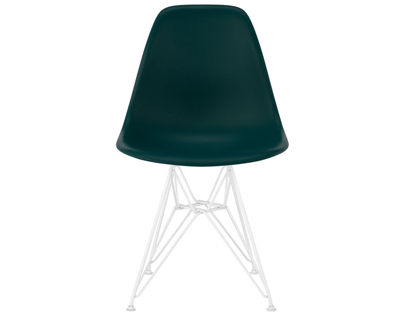 Eames Molded Plastic Side Chair with Wire Base