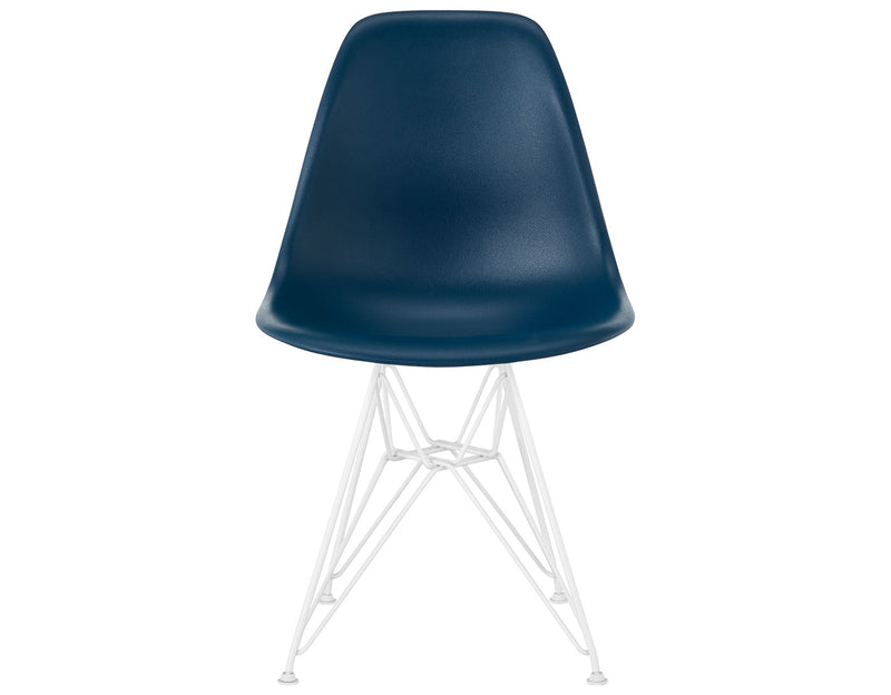 Eames Molded Plastic Side Chair with Wire Base
