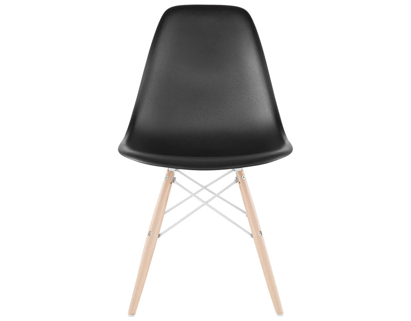 Eames Molded Plastic Side Chair with Dowel Base