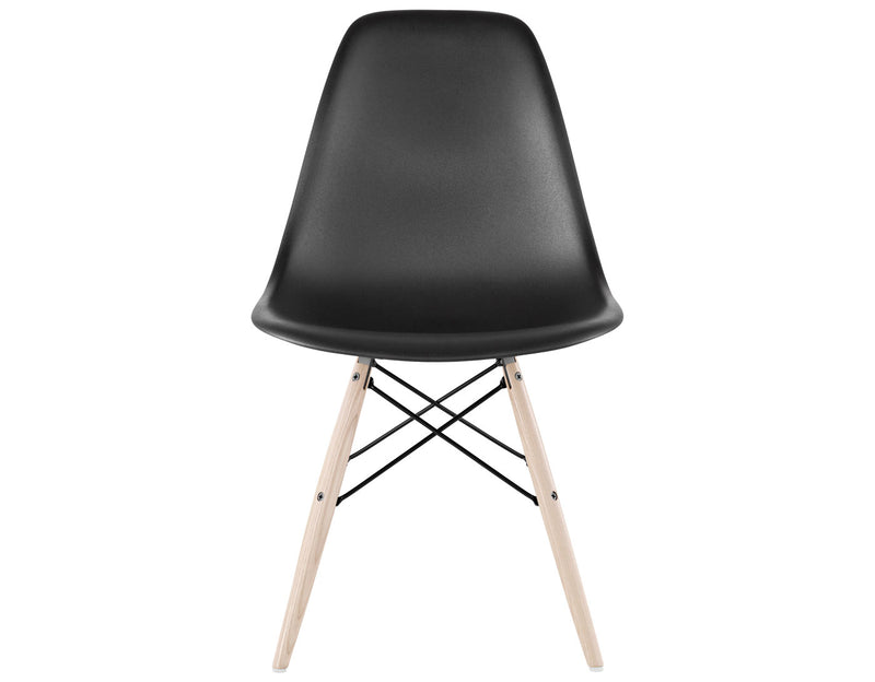 Eames Molded Plastic Side Chair with Dowel Base