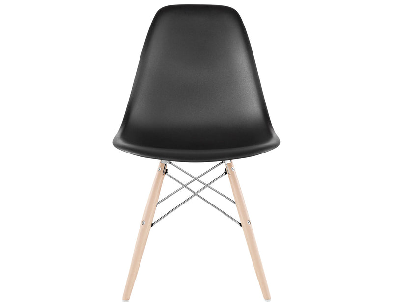 Eames Molded Plastic Side Chair with Dowel Base