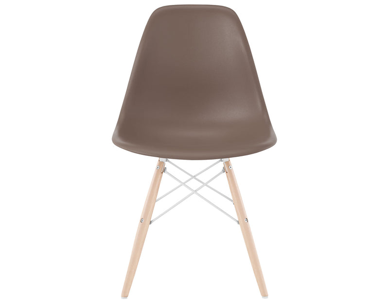 Eames Molded Plastic Side Chair with Dowel Base