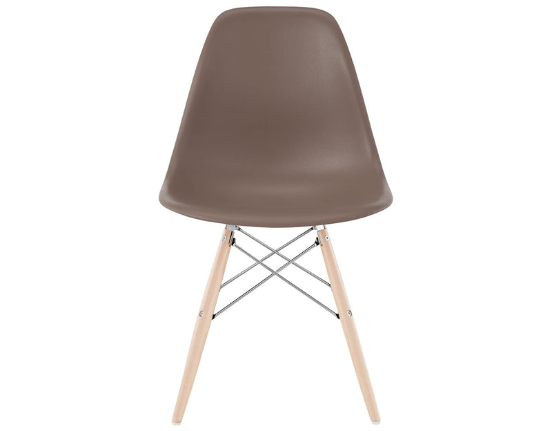 Eames Molded Plastic Side Chair with Dowel Base