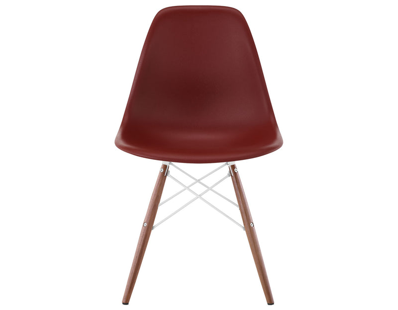 Eames Molded Plastic Side Chair with Dowel Base