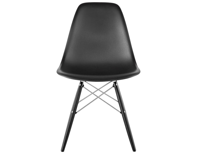 Eames Molded Plastic Side Chair with Dowel Base