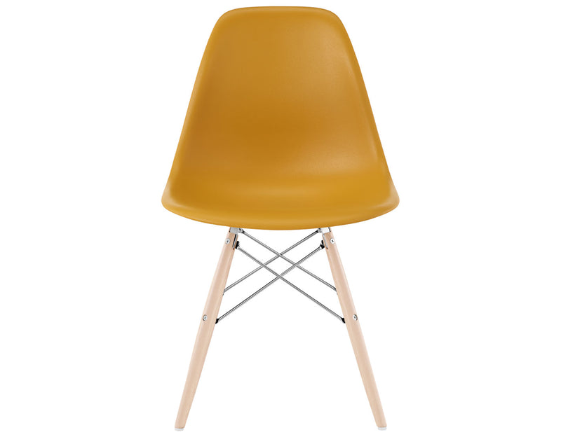 Eames Molded Plastic Side Chair with Dowel Base