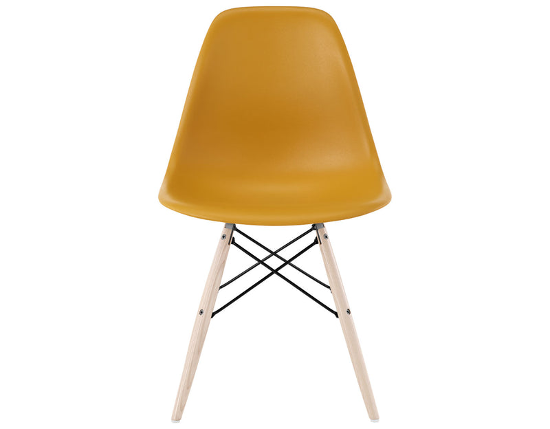 Eames Molded Plastic Side Chair with Dowel Base