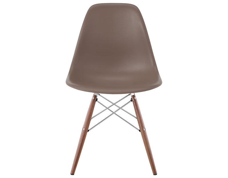 Eames Molded Plastic Side Chair with Dowel Base