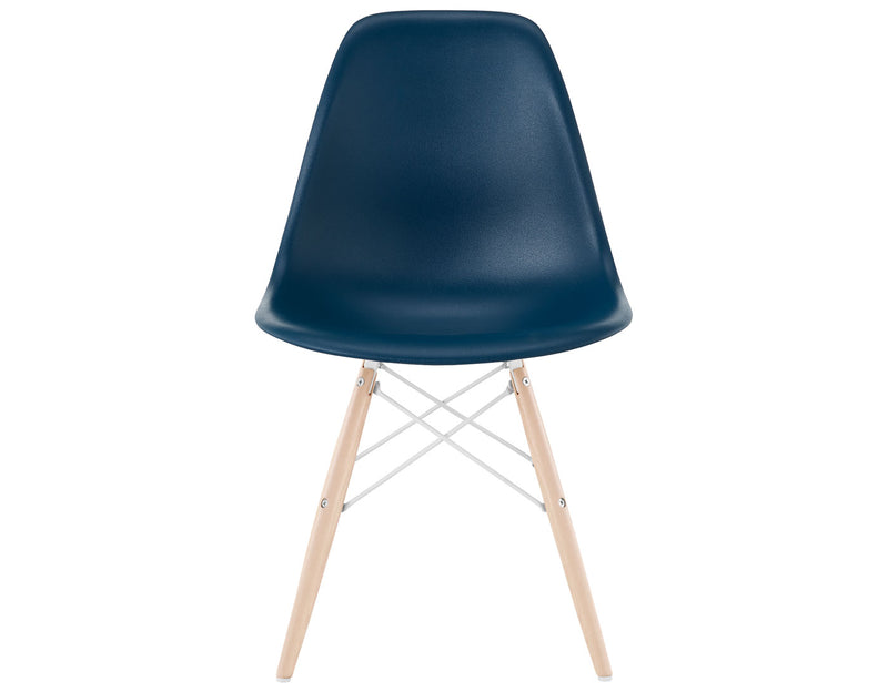 Eames Molded Plastic Side Chair with Dowel Base