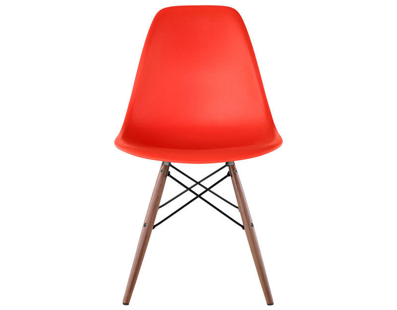 Eames Molded Plastic Side Chair with Dowel Base