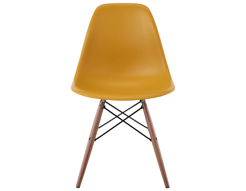 Eames Molded Plastic Side Chair with Dowel Base