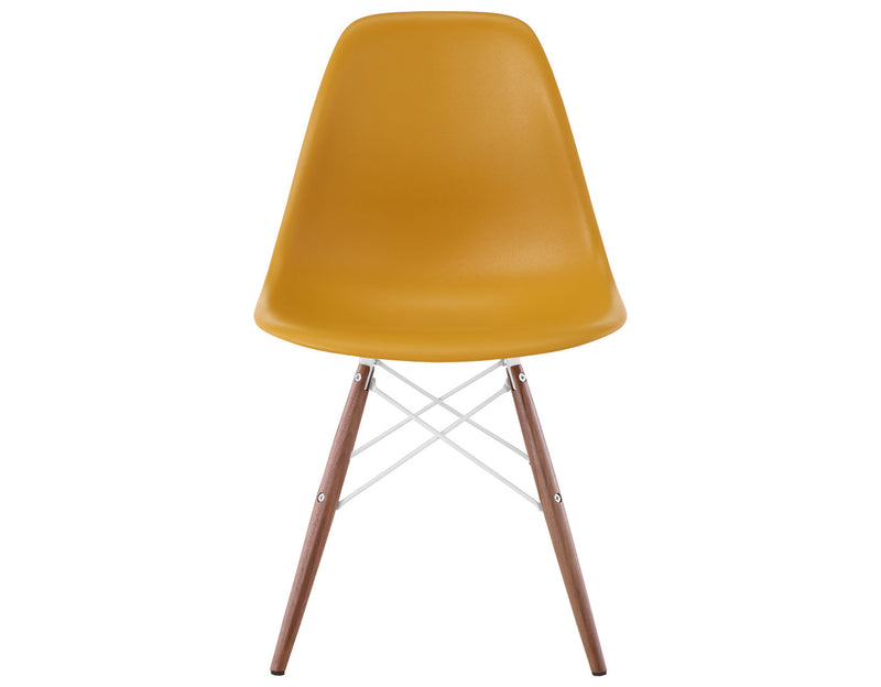 Eames Molded Plastic Side Chair with Dowel Base