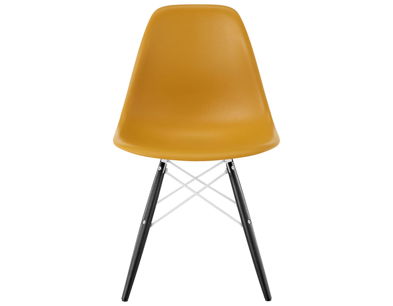 Eames Molded Plastic Side Chair with Dowel Base