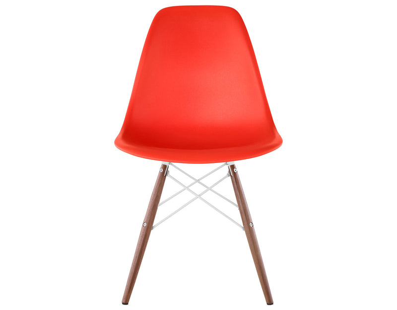 Eames Molded Plastic Side Chair with Dowel Base