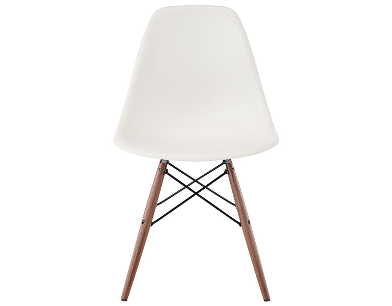 Eames Molded Plastic Side Chair with Dowel Base