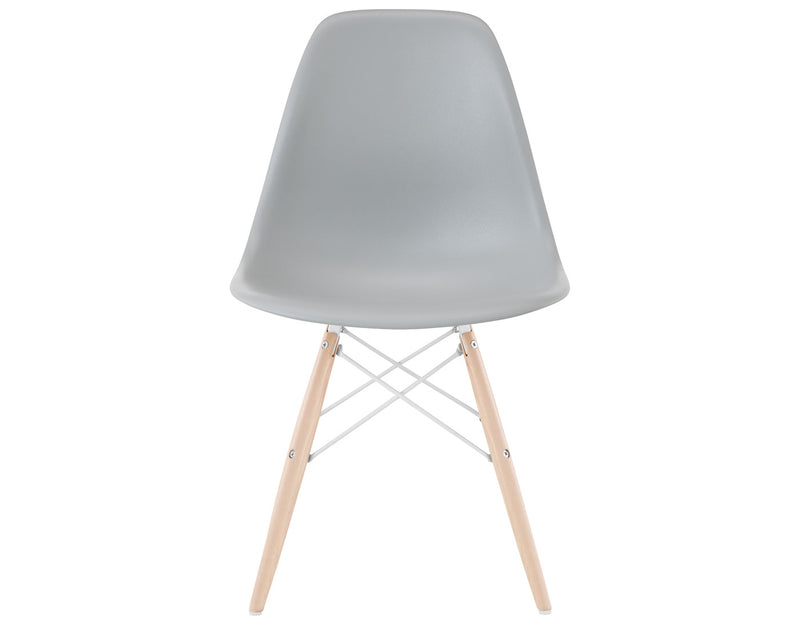 Eames Molded Plastic Side Chair with Dowel Base