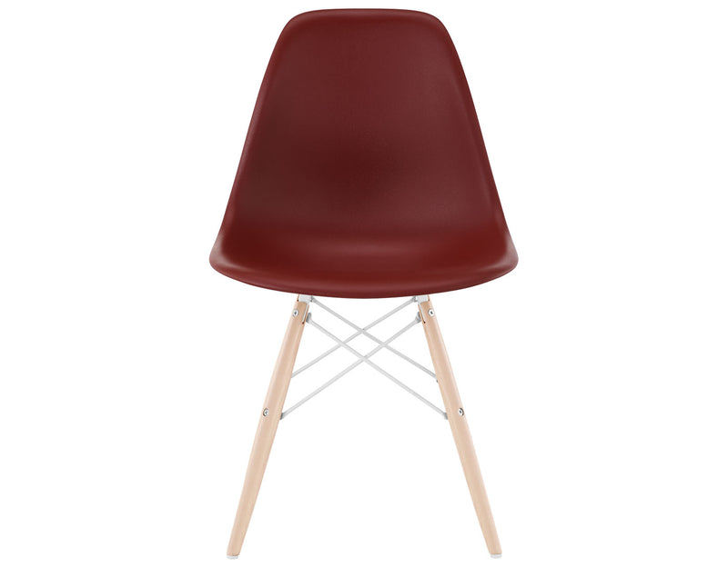 Eames Molded Plastic Side Chair with Dowel Base