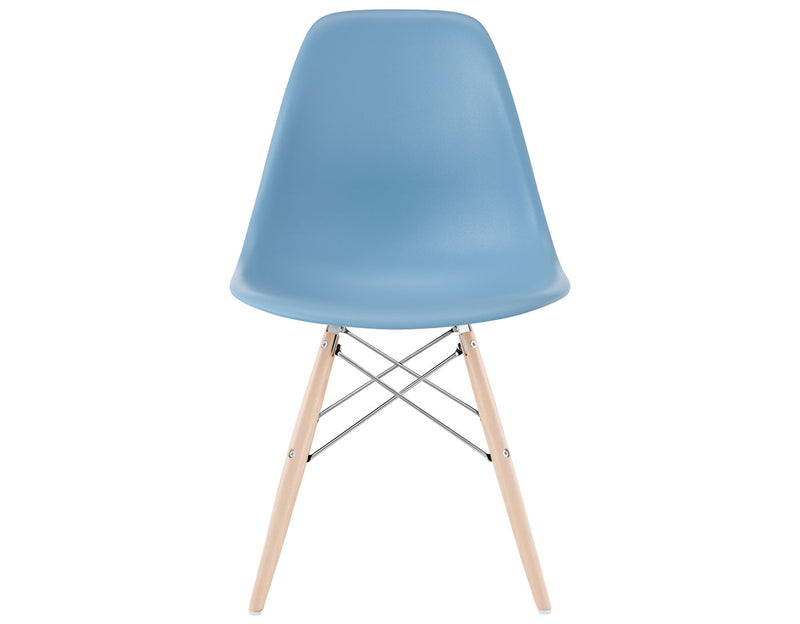 Eames Molded Plastic Side Chair with Dowel Base