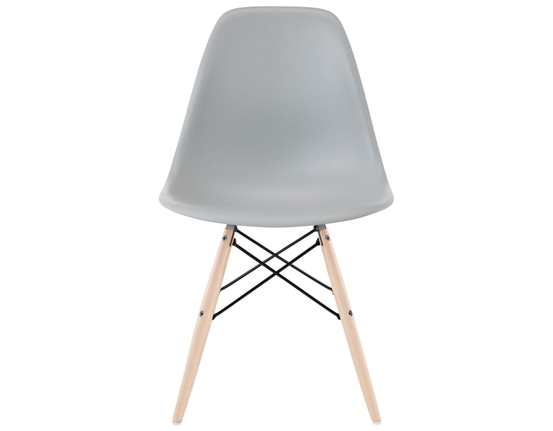 Eames Molded Plastic Side Chair with Dowel Base