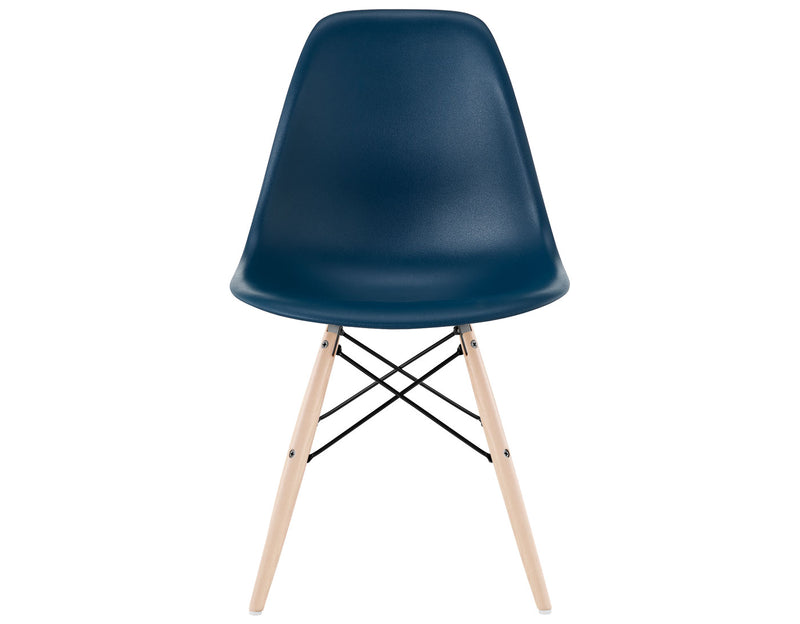 Eames Molded Plastic Side Chair with Dowel Base