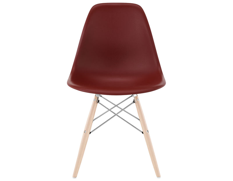 Eames Molded Plastic Side Chair with Dowel Base