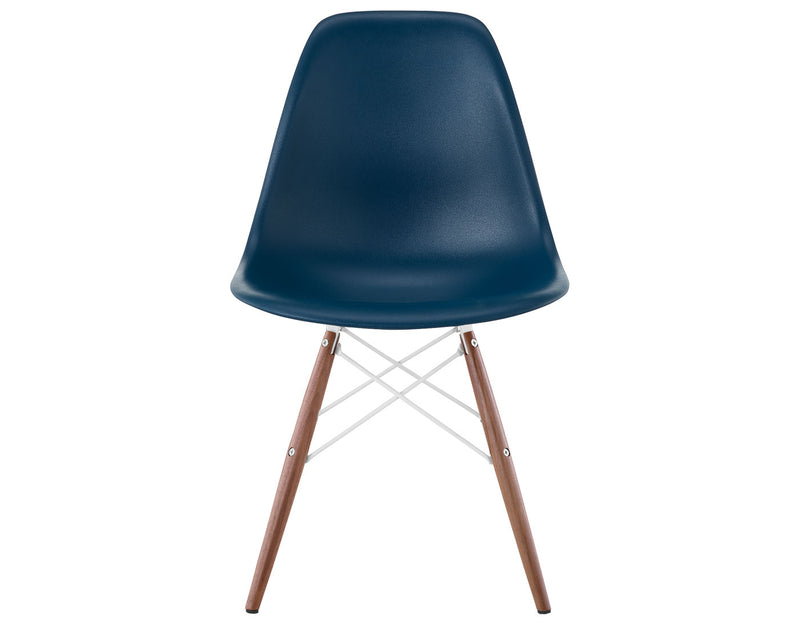 Eames Molded Plastic Side Chair with Dowel Base