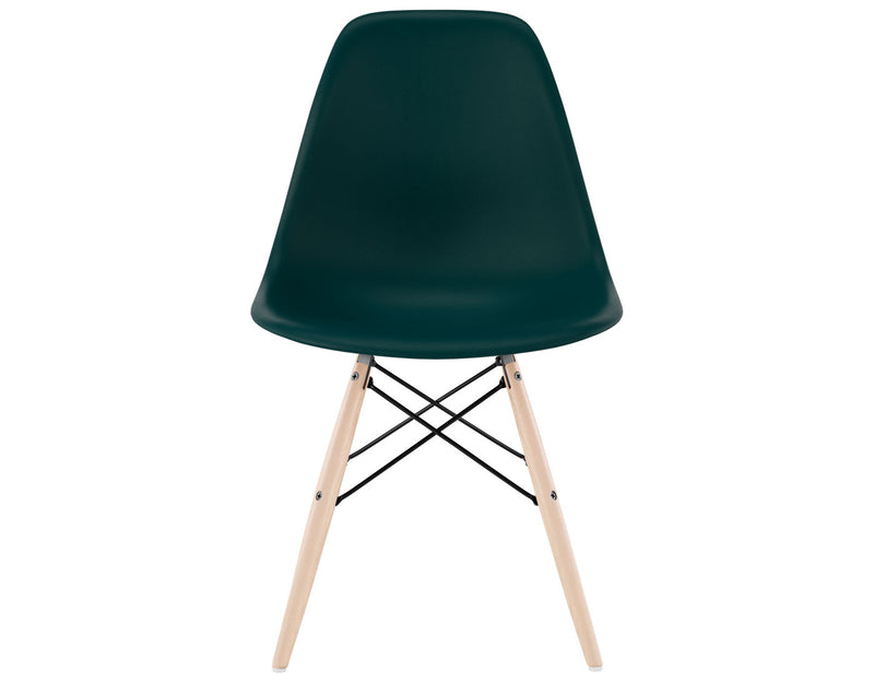 Eames Molded Plastic Side Chair with Dowel Base