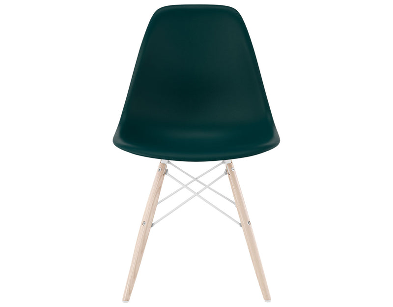 Eames Molded Plastic Side Chair with Dowel Base