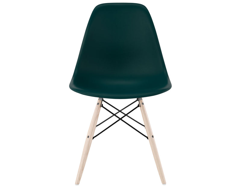 Eames Molded Plastic Side Chair with Dowel Base