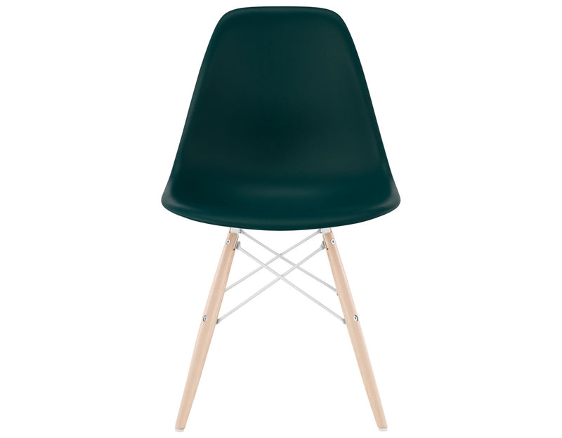 Eames Molded Plastic Side Chair with Dowel Base