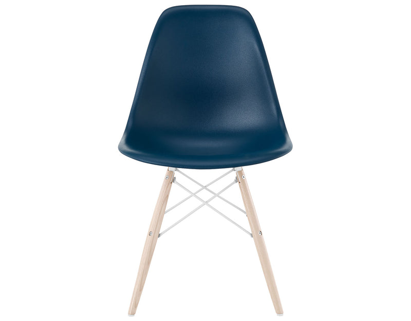 Eames Molded Plastic Side Chair with Dowel Base