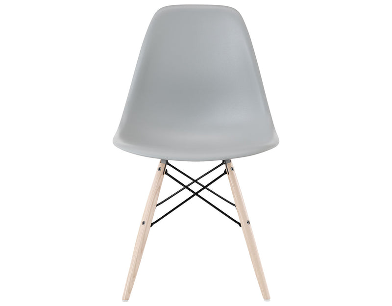 Eames Molded Plastic Side Chair with Dowel Base