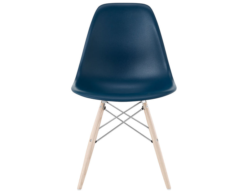Eames Molded Plastic Side Chair with Dowel Base