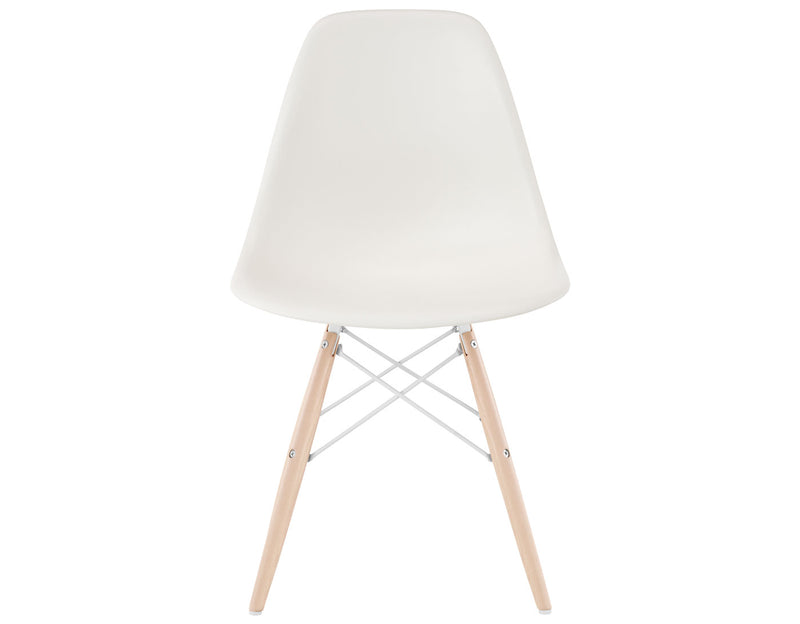 Eames Molded Plastic Side Chair with Dowel Base